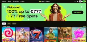 Lucky Pays Casino sister sites screenshot