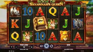 Book of Savannahs Queen slot